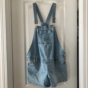 Isabel Maternity Denim Overalls
